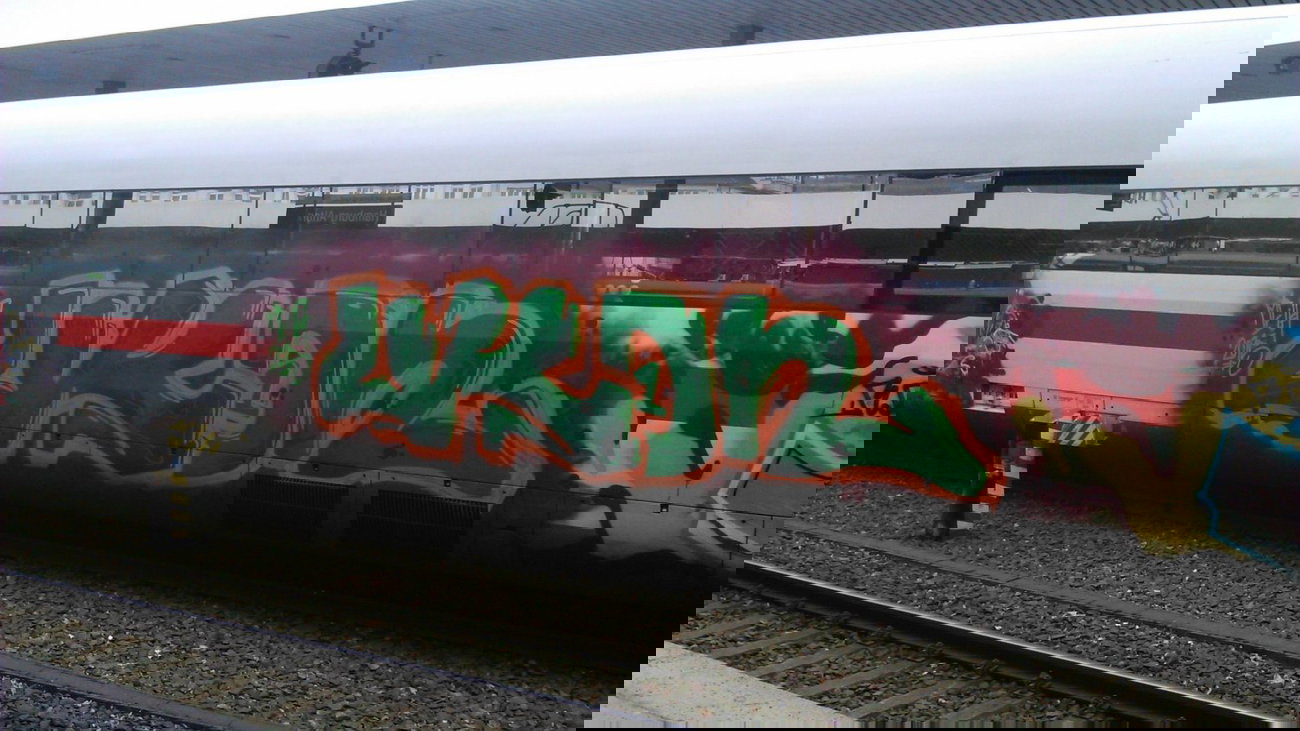 Graffiti Train - Photo by moschek (2015)
