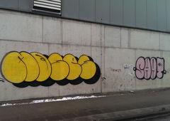 Graffiti Bombing in Hamburg - Photo by moschek - Moses, shat