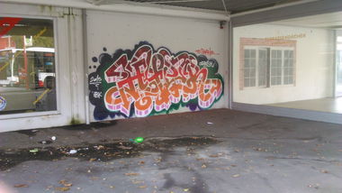 Graffiti Wall in Hamburg  - Photo by moschek - Hype, resh, rhc (2015)