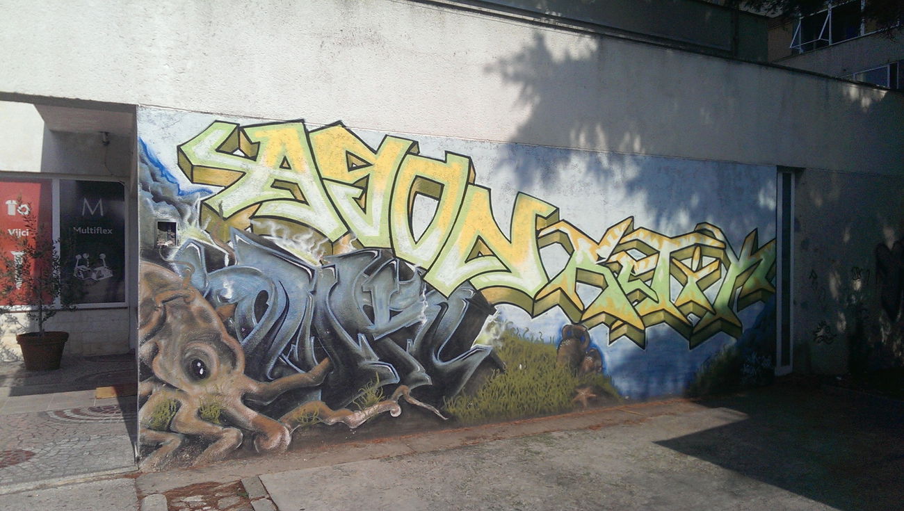 Graffiti Wall in Zadar - Photo by moschek
