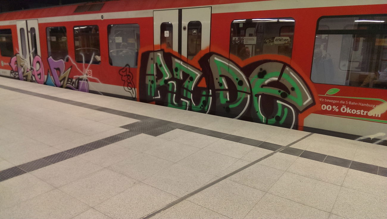 Graffiti Train - Photo by moschek (2017)