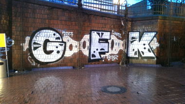 Graffiti Bombing in Hamburg - Photo by moschek - Gfk (2017)