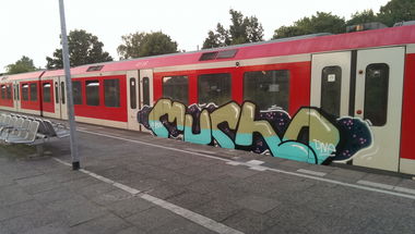 Graffiti Train - Photo by moschek - Mucho (2016)