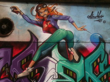 Graffiti Wall in Leszno - Photo by mrmax