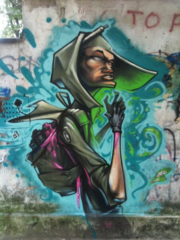 Graffiti Wall - Photo by mrmax (2013)