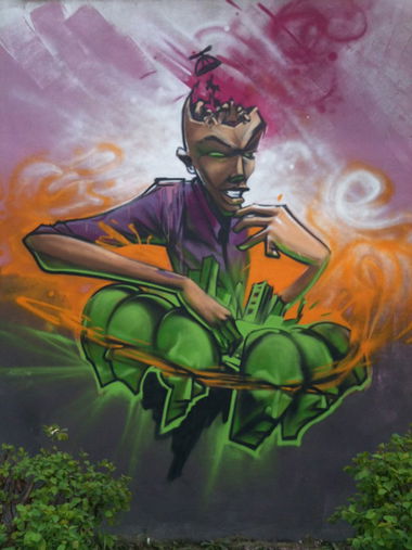 Graffiti Wall in Nowy Tomy?l - Photo by mrmax - mrmax., oc