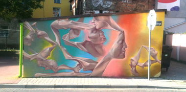 Graffiti Wall in Swiebodzin - Photo by mrmax - faces (2014)
