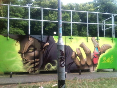 Graffiti Wall in Zielona Gora - Photo by mrmax (2014)