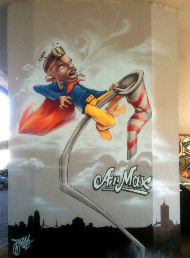 Graffiti Wall in Szczecin - Photo by mrmax - AirMax (2014)