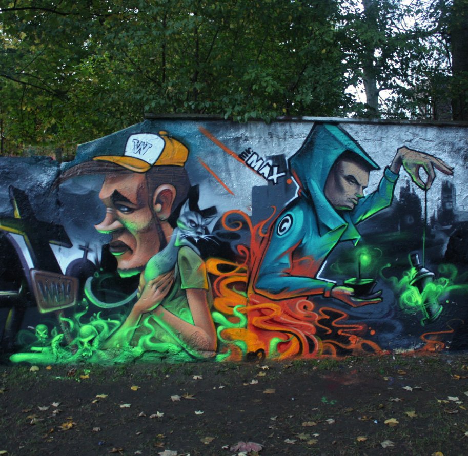 Graffiti Wall in Szczecin - Photo by mrmax (2014)