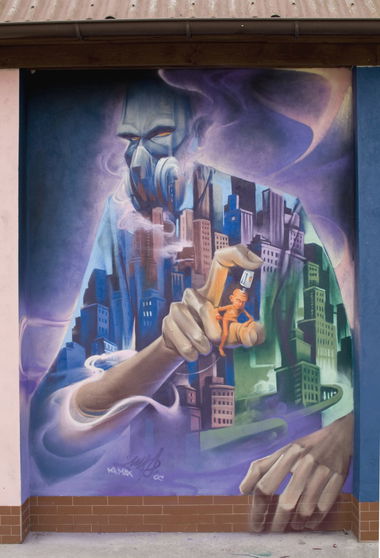 Graffiti Wall in Wolsztyn - Photo by mrmax - mr.max, rap, stacja (2016)