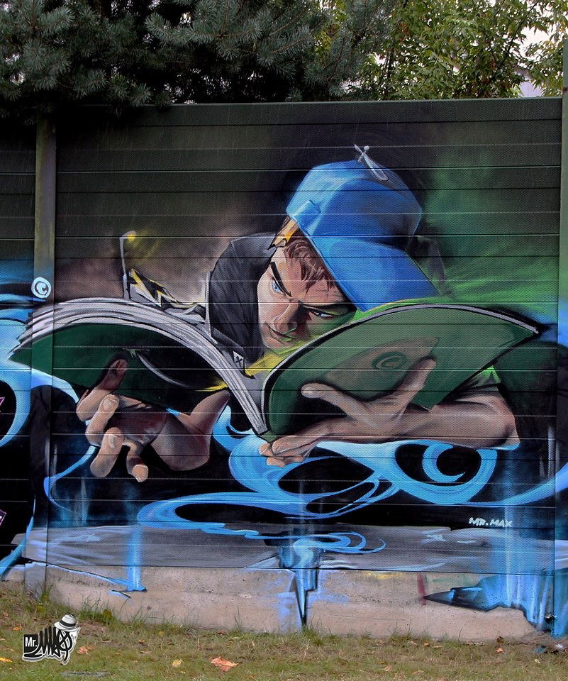 Graffiti Wall in Zielona góra - Photo by mrmax - mr.max, grreie (2015)