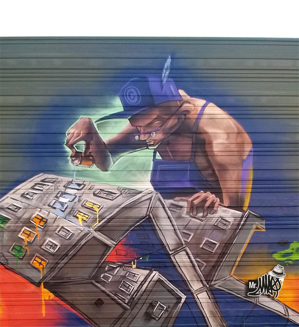 Graffiti Street Art in Zielona góra - Photo by mrmax - mrmax (2015)