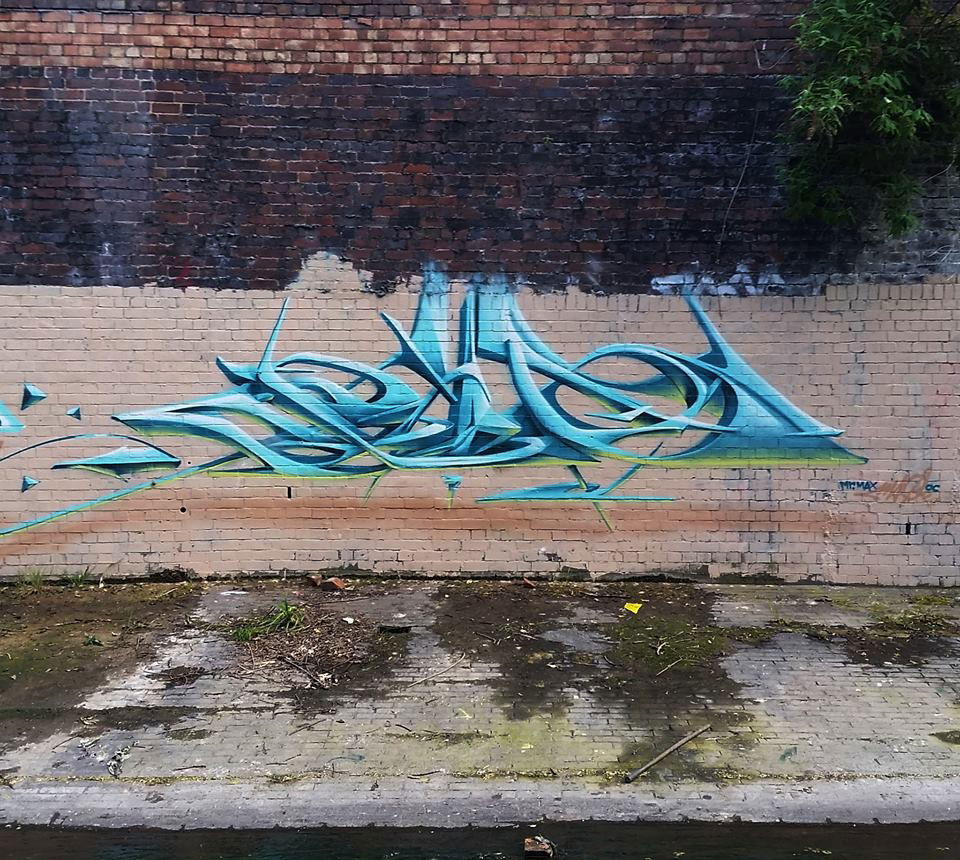 Graffiti Wall in Birmingham - Photo by mrmax - 3d, freestyle, birmingham (2017)