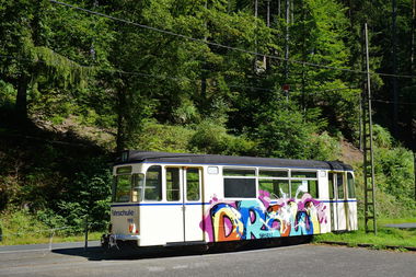 Graffiti Train in Bad schandau - Photo by mttlfngr - drow (2016)
