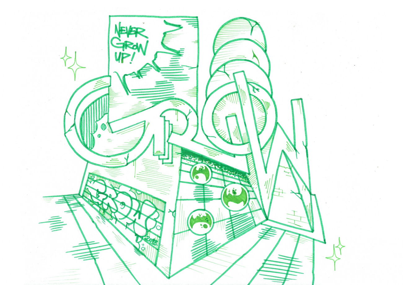 Graffiti Wall in Nowhere - Photo by mucdat (2018)