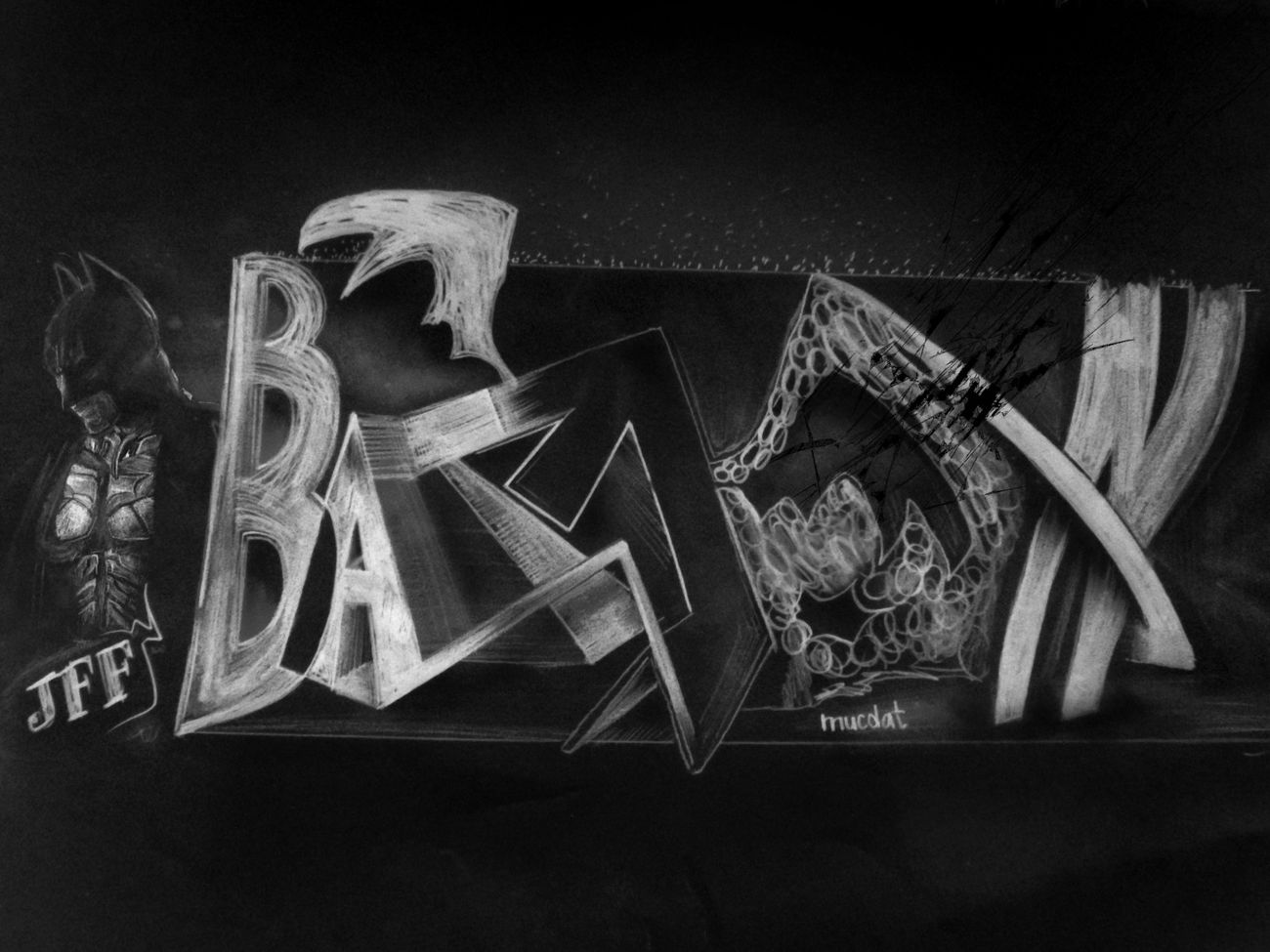 Graffiti Wall in Nowhere - Photo by mucdat - quick, jff, justforfun (2016)