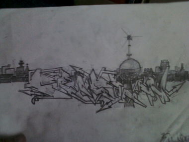 Graffiti Sketch - Photo by mucke