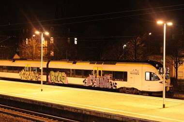 Graffiti Train - Photo by muellermullert