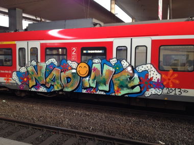 Graffiti Train - Photo by mutespottah (2013)