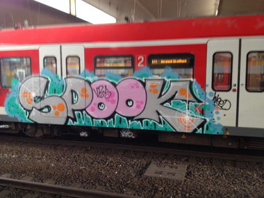 Graffiti Train - Photo by mutespottah (2013)
