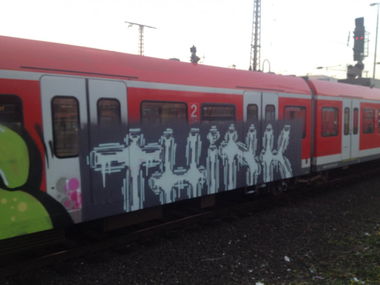 Graffiti Train - Photo by mutespottah