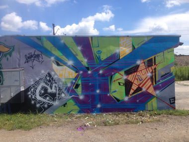 Graffiti Wall - Photo by muzg (2014)