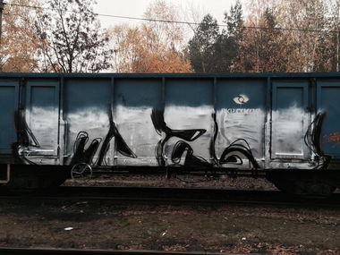 Graffiti Train - Photo by muzg