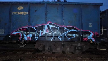 Graffiti Train - Photo by muzg