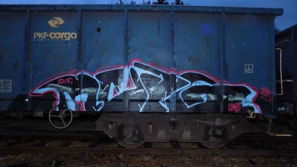 Graffiti Train - Photo by muzg
