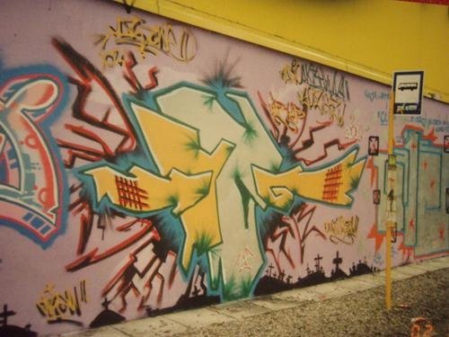 Graffiti Wall - Photo by muzg (2003)