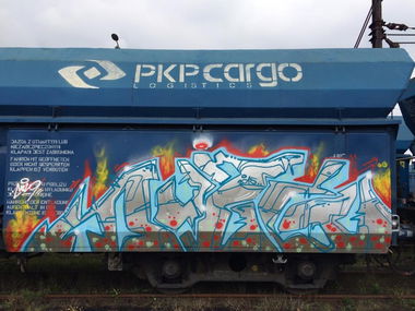 Graffiti Train - Photo by muzg