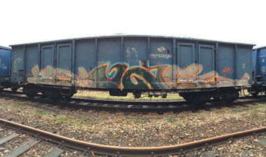 Graffiti Train - Photo by muzg