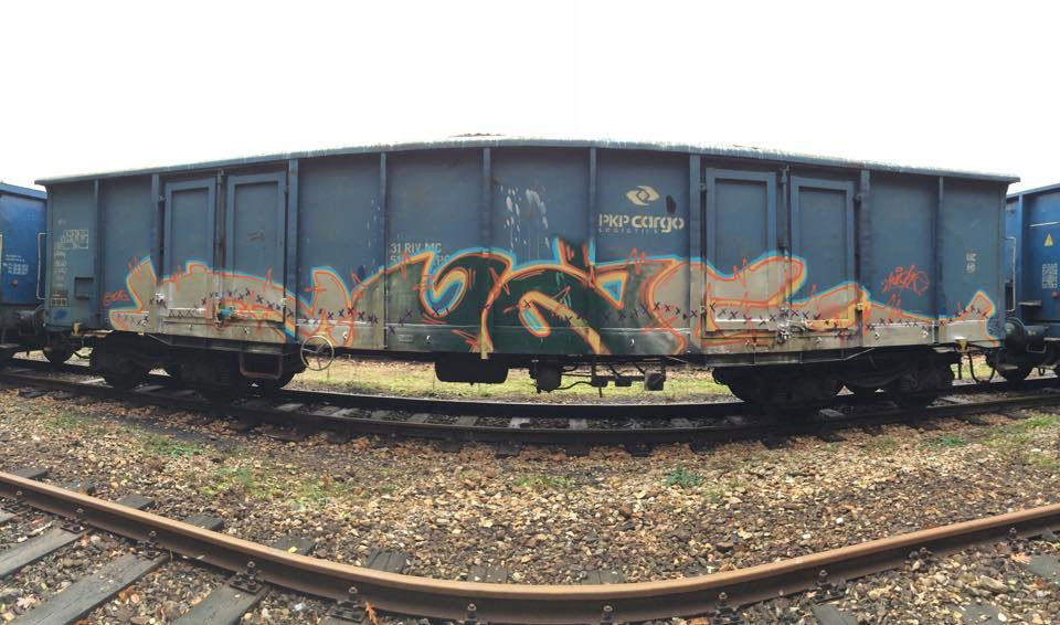 Graffiti Train - Photo by muzg