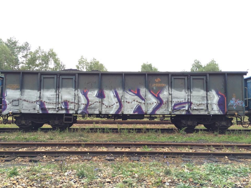 Graffiti Train - Photo by muzg