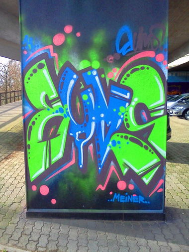 Graffiti Wall in Karlsruhe - Photo by myGuns - (Bums) (2011)