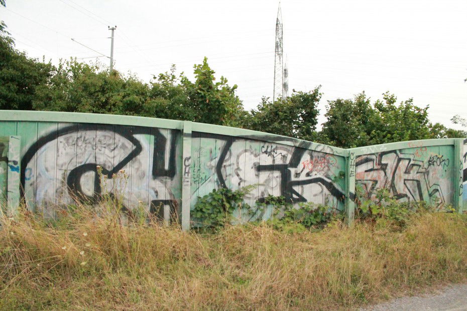 Graffiti Bombing in Karlsruhe - Photo by myGuns - (CHE)(SLK) (Old)