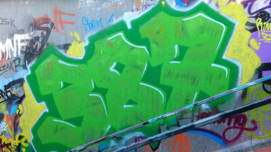 Graffiti Bombing in Ettlingen - Photo by myGuns - (387), (Riman) (2013)