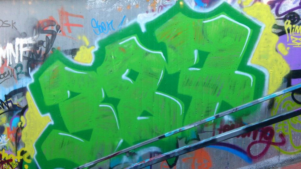 Graffiti Bombing in Ettlingen - Photo by myGuns - (387), (Riman) (2013)