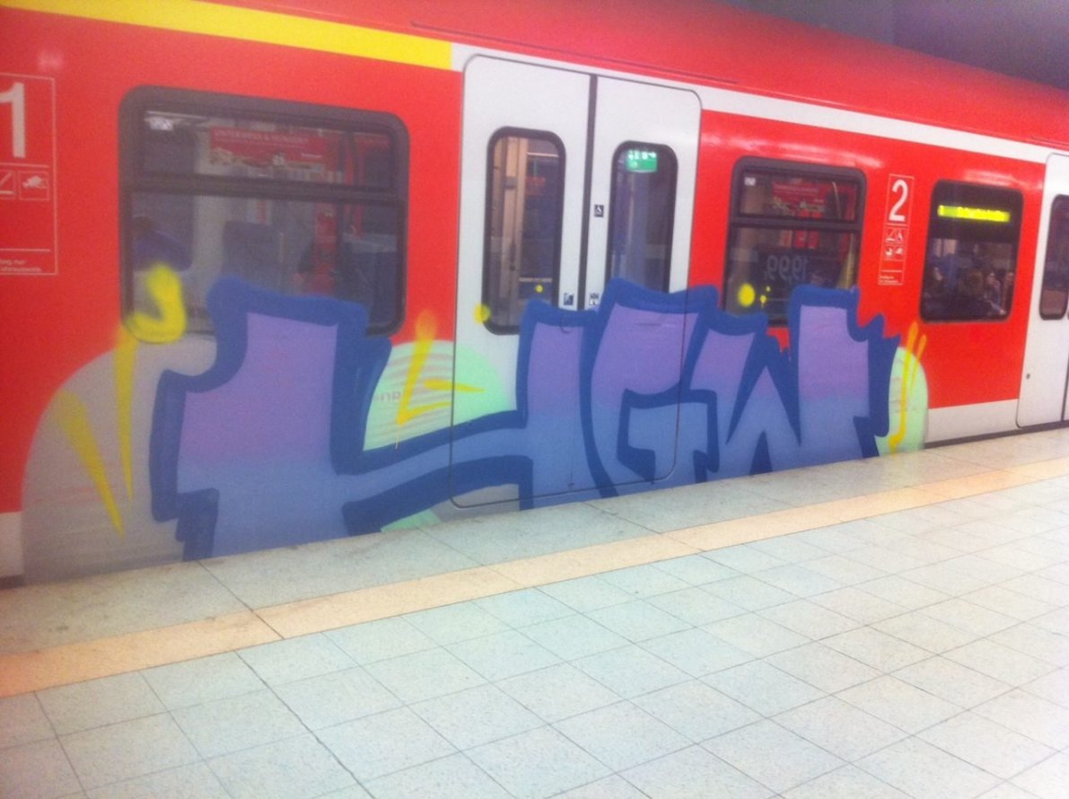 Graffiti in Stuttgart - Photo by myGuns - hgw, hgwcrew, HGW (2015)