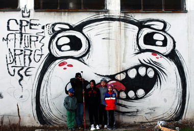 Graffiti Wall in Bucharest - Photo by mycutecreatures - rahova, bucuresti, romania (2014)