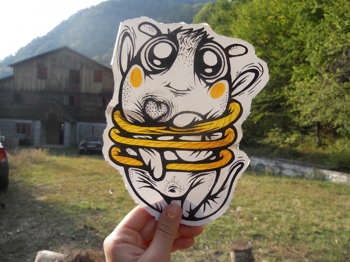 Graffiti Street Art in Romania - Photo by mycutecreatures - stickers, my, cute (2014)