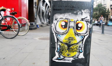 Graffiti Street Art in Bucharest - Photo by mycutecreatures (2014)