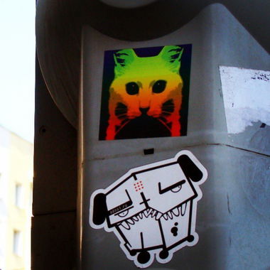 Graffiti Street Art in Moscow - Photo by myowncat - myowncat, sticker