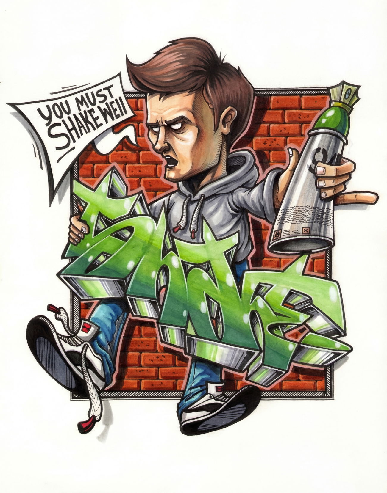 Graffiti Sketch - Photo by nabe1 - sketch, shake, nabe (2016)