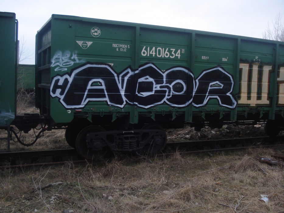 Graffiti Train in Ukraine - Photo by nagliyaero