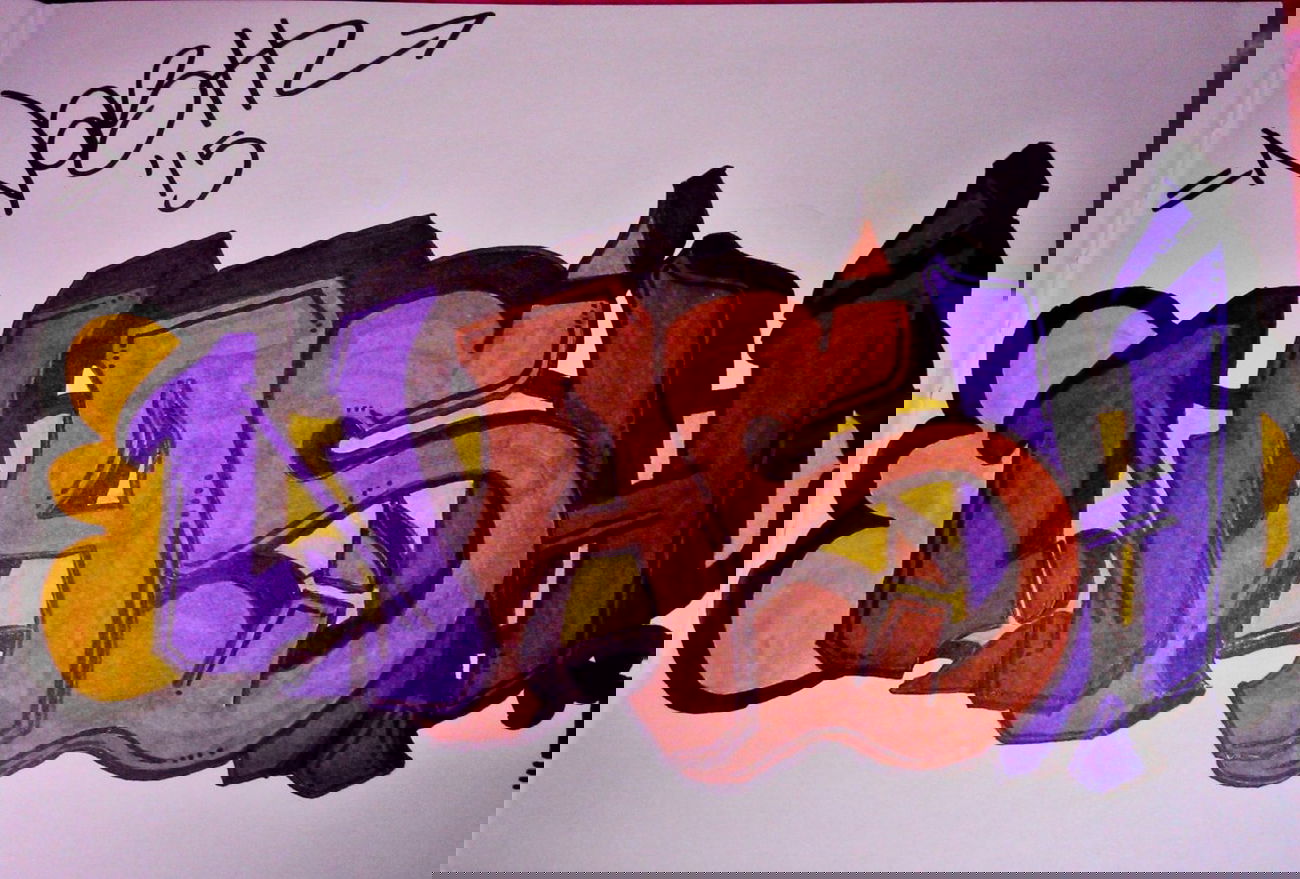 Graffiti Sketch - Photo by nash7