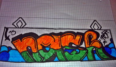 Graffiti Sketch - Photo by nash7 - nash, train, 3rd