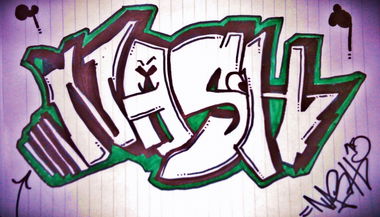 Graffiti Sketch in Landkreis Miesbach - Photo by nash7 - nash, sketch, new (2015)