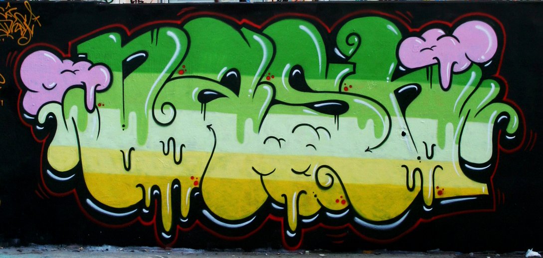 Graffiti Wall in Greece - Photo by nashek - nashek, ilio (2009)